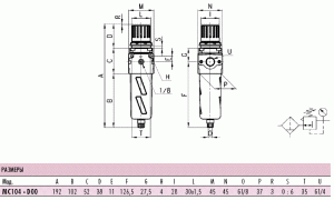 4.Фильтр-регулятор (модульное устройство) П-МК04; МС-104
