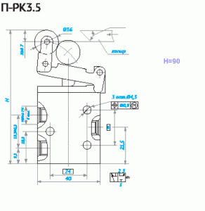 8.Пневмораспределитель 3-х линейный П-РК3