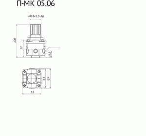 1.Клапан редукционный (модульное устройство) П-МК05